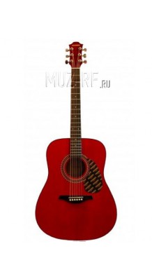 Hohner hw220twr - гитара красного цвета