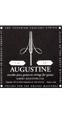 Фото AUGUSTINE CLASSIC-BLACK-SP (Струны для классической гитары, нейлон слабого натяжения, США)